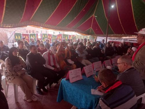  اللقاء التواصلي مع الشغيلة التعليمية بفرع كلميم يومه السبت 4 مارس 2023.