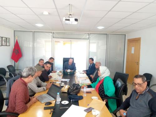 لقاء المكتب الجهوي للجامعة الوطنية للتعليم FNE الرباط سلا القنيطرة مع مدير الأكاديمية