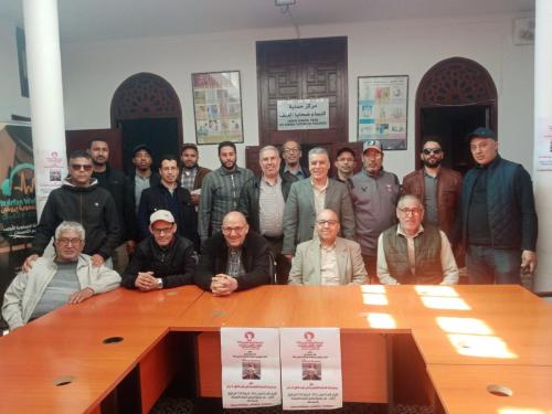 اللقاء التواصلي للكاتب العام الوطني للجامعة الوطنية للتعليم fne بالخميسات 